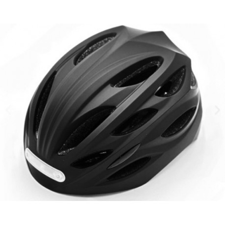 Casque velo / trottinette noir avec LED