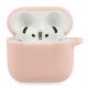 Étui de protection AirPods 4e Gén (Blanc-Noir-Rose)
